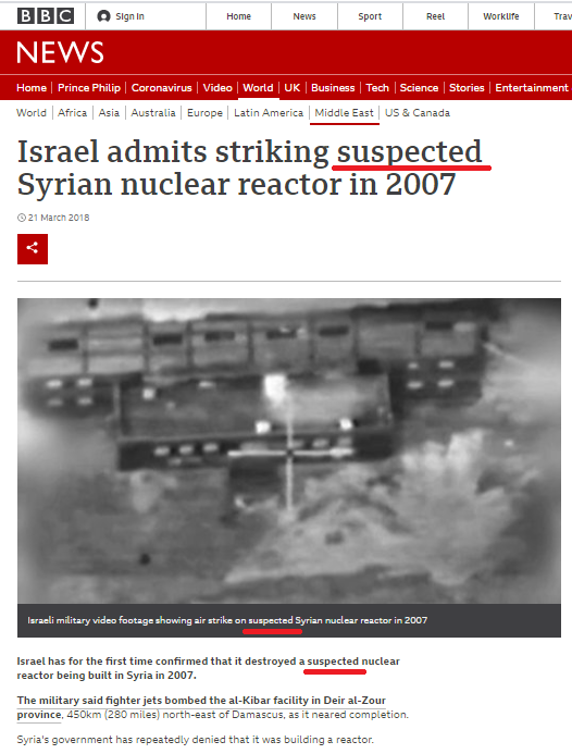 Revisiting the redundancy of BBC reservations on Syrian reactor